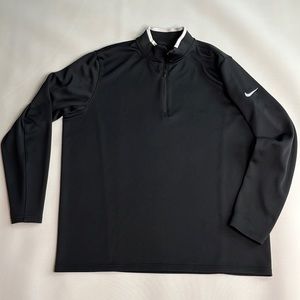 Nike Golf dri fit mens XL black pullover.
